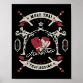 ムエタイボクシングアートオブエイト四肢武術アーツM ポスター (正面)