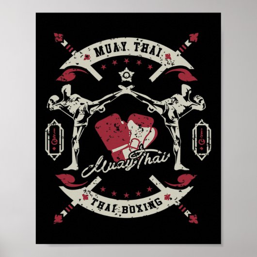 ムエタイボクシングアートオブエイト四肢武術アーツM ポスター (正面)