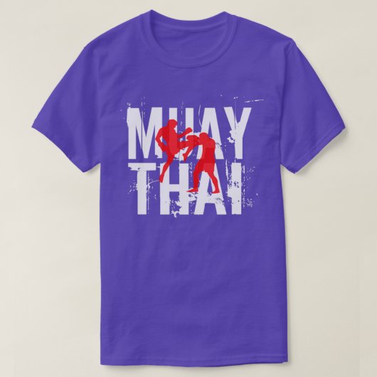ムエタイボクシングタイボクシングファイター Tシャツ (デザイン正面)