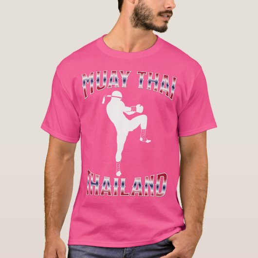 ムエタイボクシングムエタイファイタームエタイタイ Tシャツ (正面)