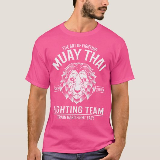 ムエタイライオンファイティングチーム Tシャツ (正面)
