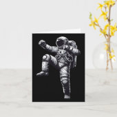 ムエタイ宇宙飛行士キックボクシング カード (黄色い花)