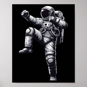 ムエタイ宇宙飛行士キックボクシング ポスター