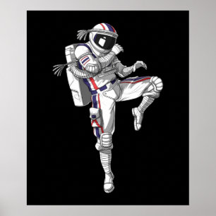 ムエタイ宇宙飛行士 ポスター