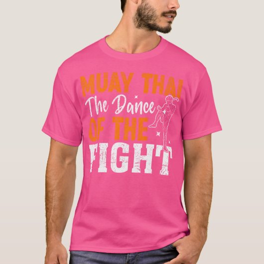 ムエタイ戦いの踊りムエタイ Tシャツ (正面)