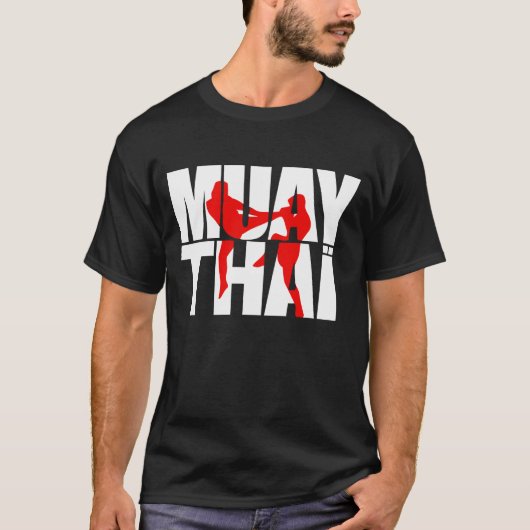 ムエタイ戦闘機 Tシャツ (正面)