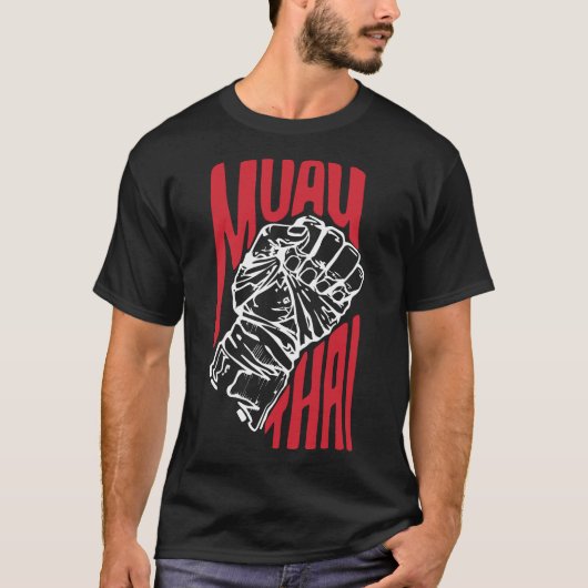 ムエタイ戦闘機 Tシャツ (正面)