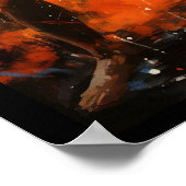 ムエタイ武術アーツボクサーコンバットスポーツ ポスター (角)