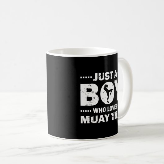 ムエタイ語を愛しているだけの人 コーヒーマグカップ (正面右)