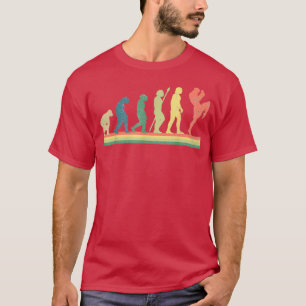 ムエタイ・キックボクシング進化レトロヴィンテージギフト Tシャツ