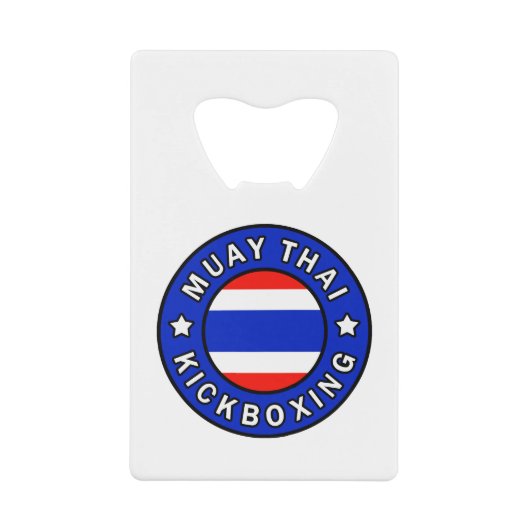 ムエタイ クレジットカード栓抜き (正面)