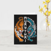 ムエタイ タイ ボクシング ムエタイ ファン メンズ レディース カード (黄色い花)