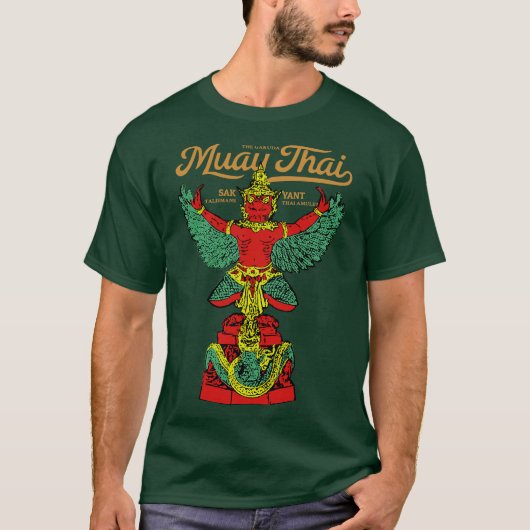 ムエタイ タトゥー ガルーダ Tシャツ (正面)