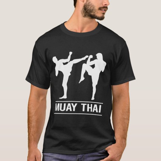 ムエタイ ボクシング キックボクシング MMA ファイター Tシャツ (正面)
