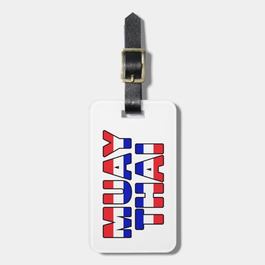 ムエタイ ラゲッジタグ (正面縦)