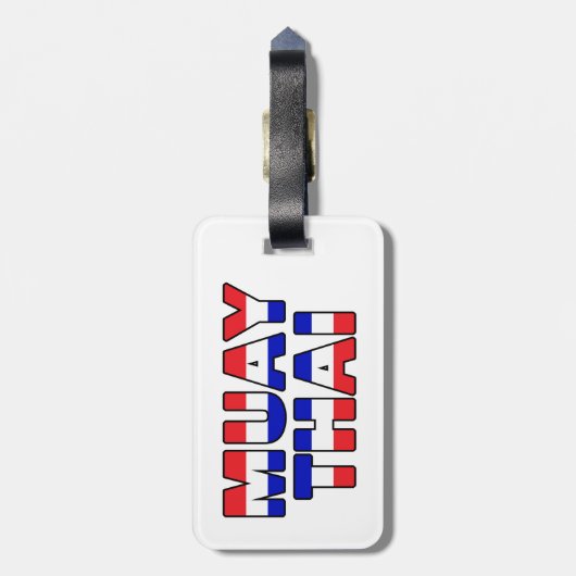 ムエタイ ラゲッジタグ (裏面縦)