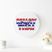 ムエタイ ラージ壁時計 (ホーム)