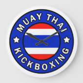 ムエタイ ラージ壁時計 (正面)