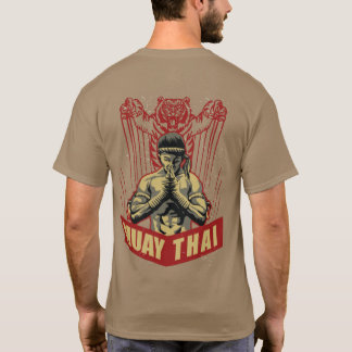 ムエタイ 眠れる虎 武術 スポーツ Tシャツ