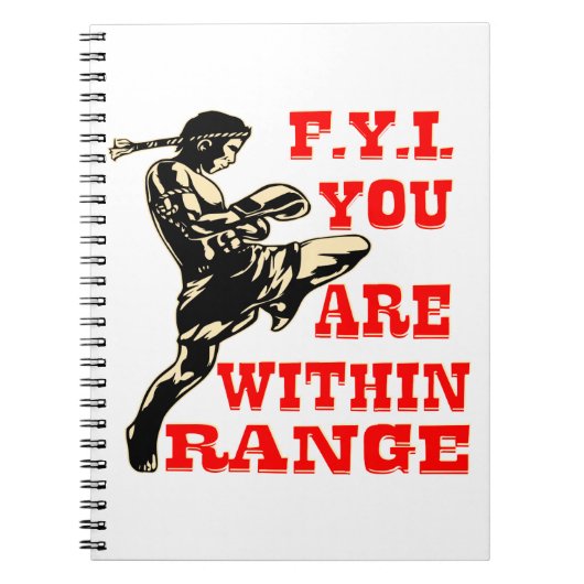 ムエタイYou Are Range #USAPatriotGraphics © ノートブック (正面)
