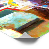 ムエルロスペインペリカン0463アートプリント ポスター (角)