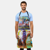 ムエルロスペインペリカン0463 エプロン (着用した状態)