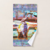 ムエルロスペインペリカン0463 バスタオルセット (ハンドタオル)