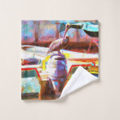 ムエルロスペインペリカン0463 バスタオルセット (ウォッシュタオル)