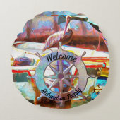 ムエルロスペインペリカン0463 ラウンドクッション (正面)