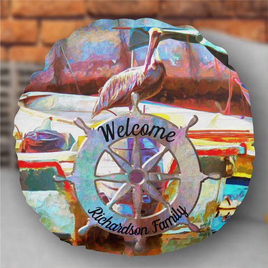 ムエルロスペインペリカン0463 ラウンドクッション