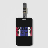 ムエ最高のタイパパ ラゲッジタグ (正面縦)