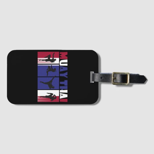 ムエ最高のタイパパ ラゲッジタグ (正面横)