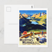ムオッタス・ムラグル スイスの山の風景 ポストカード (正面/裏面)