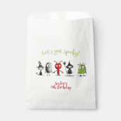 ムカつく！不気味なモンスター子供の誕生日 フェイバーバッグ (正面)