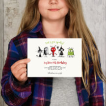 ムカつく！不気味なモンスター子供の誕生日