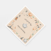 ムカつく！不気味子供の誕生日パーティー スタンダードランチョンナプキン (角)