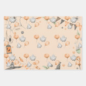 ムカつく！不気味子供の誕生日パーティー ラッピングペーパーシート (正面2)