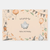 ムカつく！不気味子供の誕生日パーティー ラッピングペーパーシート (正面)