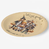 ムカつく！衣装子供の誕生日パーティー ペーパープレート (アングル)