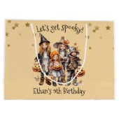 ムカつく！衣装子供の誕生日パーティー ラージペーパーバッグ (裏面)