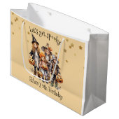 ムカつく！衣装子供の誕生日パーティー ラージペーパーバッグ (正面アングル)