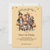 ムカつく!衣装子供の誕生日パーティー 招待状 (正面)