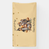 ムカつく！衣装子供の誕生日パーティー 横断幕 (縦)