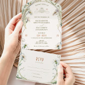 ムカのオールインワン結婚式招待状 オールインワン招待状