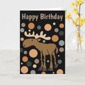 ムカッコいいーおもしろいス・アンド・サークル抽象芸術アート カード (黄色い花)