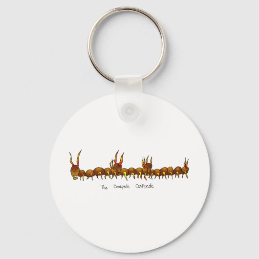 ムカデのムカデ キーホルダー (正面)