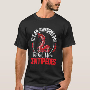 ムカデの隠れ昆虫学者ムカデ Tシャツ