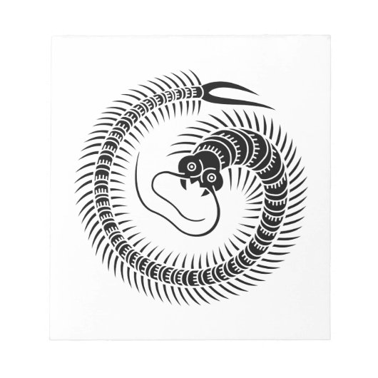 ムカデ環 ノートパッド (正面)