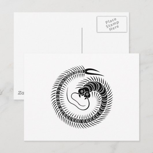 ムカデ環 ポストカード (正面/裏面)