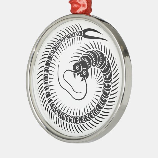 ムカデ環 メタルオーナメント (左)